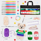INSCRAFT 113 Piece Crochet Kit - Image 3