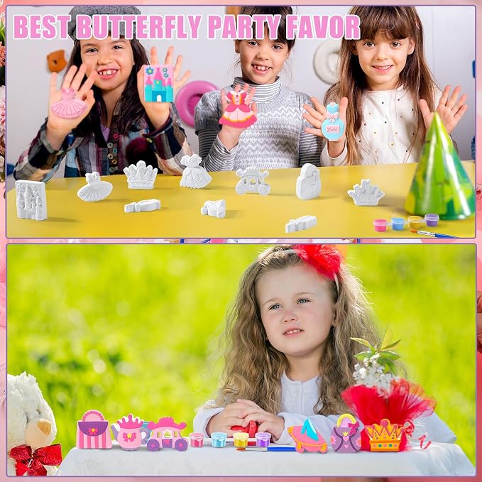 JellyArch 20 Set Princess DIY Painting Kit Ceramic to Paint Your Own Princess - Image 6