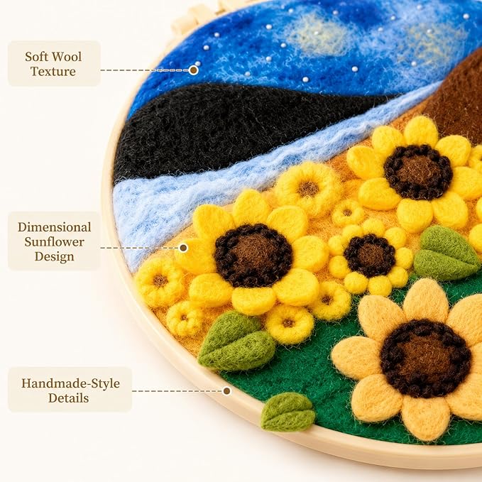 MZSMYKCH Wool Felting kit - Image 4