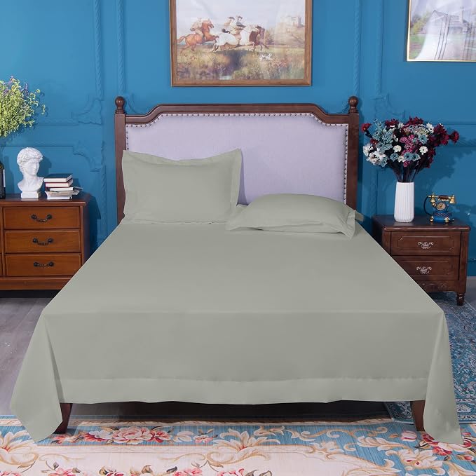 NTBAY California King Flat Sheet Only - Image 4