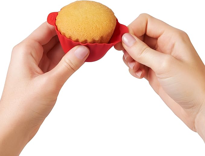 OXO Good Grips Silicone Baking Cups, Dishwasher Safe, Food Grade, Cupcake Cups - Image 14