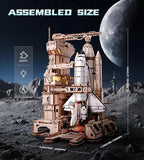 ROKR 3D Wooden Puzzles Space Shuttle-Dynamic Launch Base - Image 5