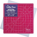 The Quilted Bear Rotating Cutting Mat 12" x 12" by TheQuiltedBearsProducts