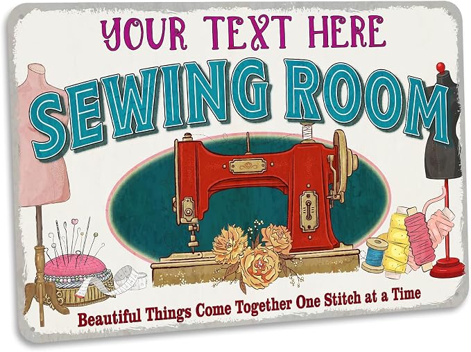 Personalized Sewing Room Sign Custom Sign Art Room Décor by ChicoCreekSigns