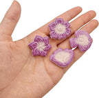 500g/1.1lb Ceramic Mosaic Tiles Mixed Shapes of Flowers, Mushrooms - Image 5