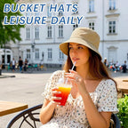 Bucket Hats Bulk Solid Color DIY Blank Hat Bucket Hats - Image 7