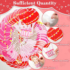 60pcs Valentine's Day Theme DIY Cutouts Hot Air Balloon Bulletin Board - Image 3