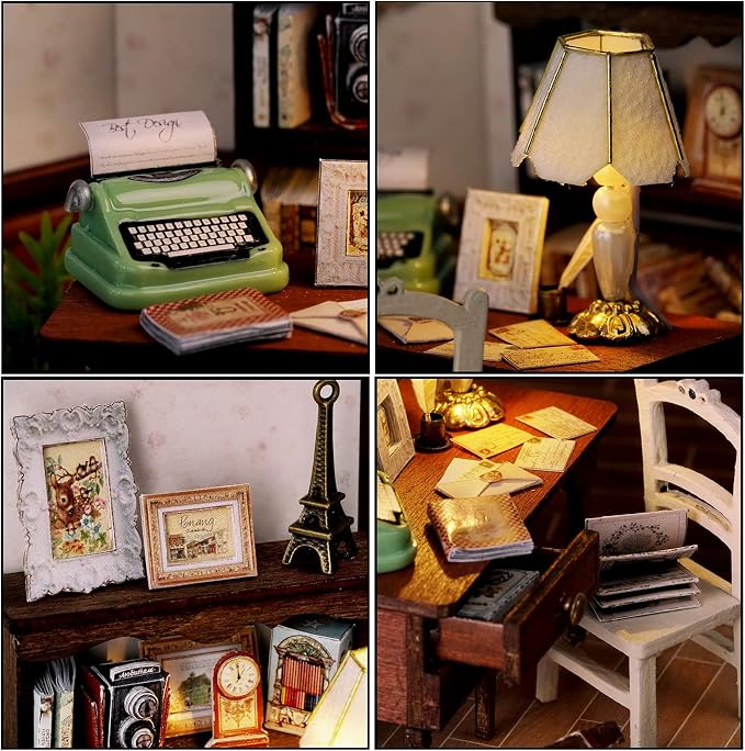 CUTEROOM DIY Doll Room Miniature Furniture Wooden House Kit - Image 5