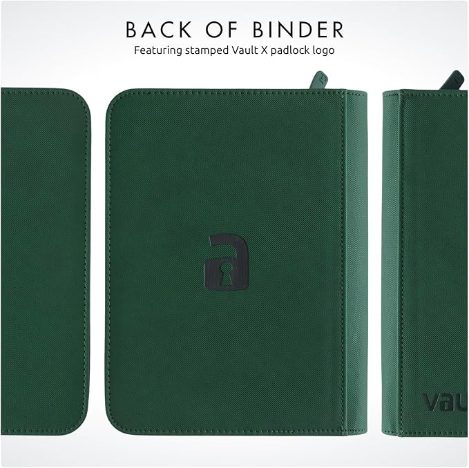 Vault X 4 Pocket Zip Trading Card Binder 160 Cards Exo-Tec | Holds 160 - Image 9