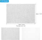 PATIKIL 20 Sheets 2mm Glitter Foam Sheet - Image 2