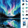 300pcs Wooden Puzzles for Adults Unique Animal Shaped Pieces | Colorful Funny by Unknown