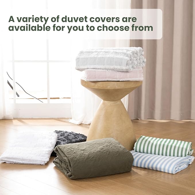 ROSE&RISY Green Queen Duvet Cover Set, 3 Pieces Soft Bedding Queen Set - Image 7