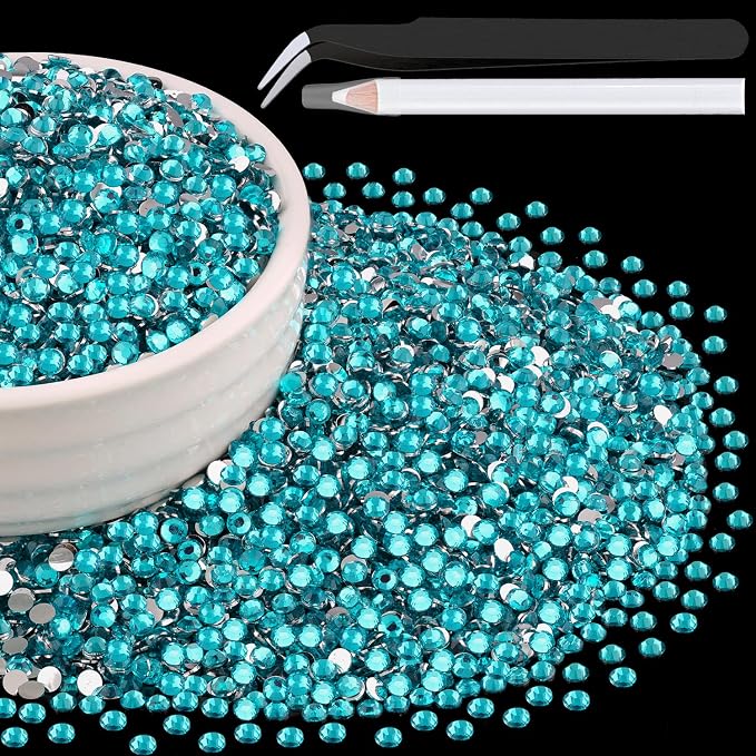 8000PCS 3mm Resin Rhinestones Bulk by BELLEBOOST