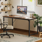 Huuger Computer Desk, 63 Inch Office Desk, Gaming Desk - Image 7