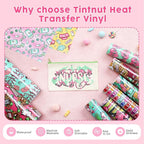 Tintnut Nurse Theme Heat Transfer Vinyl, 10 Sheets 12×10in Iron on Vinyl | - Image 3