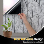 Leaf Pattern Window Tint with Installation Tools, Sun Blocking Window Tint - Image 5