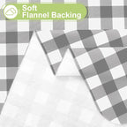 Smiry Oval Table Cloth, Waterproof Vinyl Tablecloths - Image 4