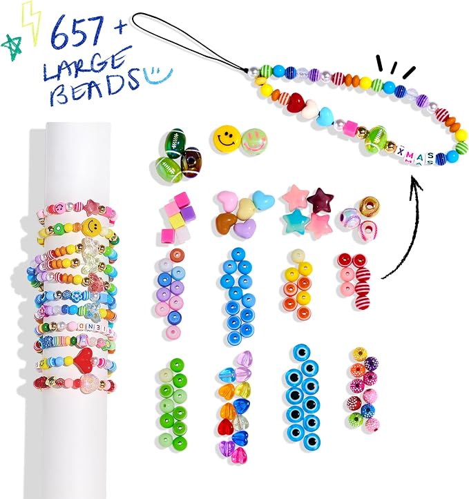 MINIMISSMIANYC 657PCS Phone Charm Kit - Image 3