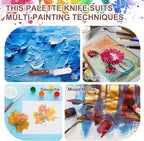 MECCANIXITY Pack of 2 Palette Knife No.25, 7.9" Long - Image 6