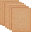 BENECREAT 6 Pack Self-Adhesive Cork Sheets Cork Tiles Cork Mat 12x8 Inch by BENECREAT