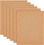 BENECREAT 6 Pack Self-Adhesive Cork Sheets Cork Tiles Cork Mat 12x8 Inch by BENECREAT