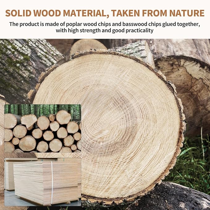 5 Pack-12x12'' Basswood Sheets 1/4 - Image 3