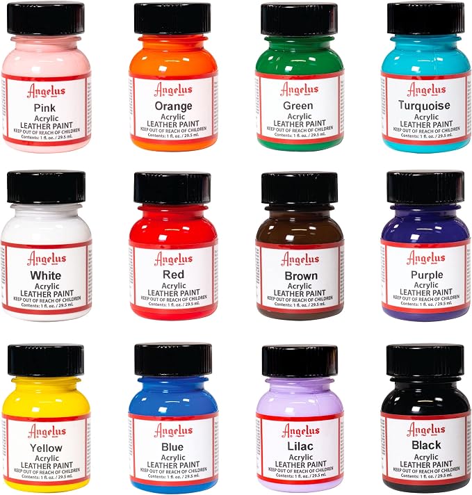 Angelus Acrylic Leather Paint, Best Sellers Kit, Flexible Paint by Unknown