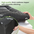 King Size Mattress Topper Viscose Derived from Bamboo, Soft Thick Pillow Top - Image 5