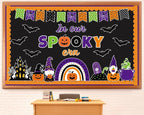 ojustbeok Halloween Bulletin Board Rainbow Pumpkin Ghost Decorations Bat Castle by ojustbeok