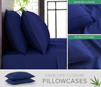 King Pillowcases by Pure Bamboo, Genuine 100% Organic Viscose Derived from - Image 2