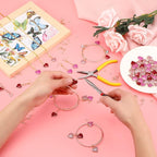 SANNIX 90Pcs Valentine's Day Heart Charms - Image 3