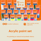 Gold Fabric Paint 2 fl. oz Tube – Permanent Fabric Paint Gold - Image 2