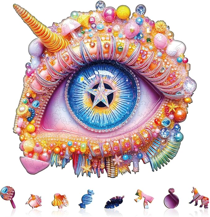 Fable Eye Puzzles Adults Gifts Wooden 260 Pieces 13.4 * 12.9in by Jollitot