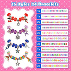 Ulema 24Pack Party Favors Birthday Return Gifts Goodie Bags Charm Bracelet - Image 3