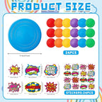 Cinrobiye 24 Pack Flying Discs Bulk - Image 2