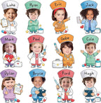 60pcs Nurse Theme DIY Cutouts Healthcare Bulletin Board Decorations Set Doctor by partygreeting