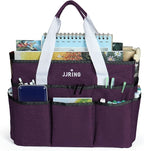JJRING Craft Organizer Tote Bag, Large Art Storage Caddy - Image 3