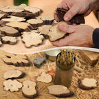Gerrii 90 Pcs Irregular Wood Slices - Image 6