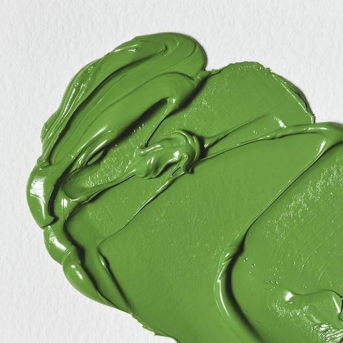 Winsor & Newton Winton Oil Color, 200ml Tube, Permanent Green Light - Image 2