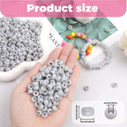 Plastic Pony Beads, for Bracelet, Hair Braiding, Friendship Bracelets, Jewelry - Image 2