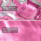 Nicpro Metallic Pink Acrylic Paint, 8.45oz/250ml Pearlescent Rose Shimmer | - Image 4