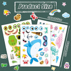 48 Sheets Create Funny Mixed Animals Stickers, Make a Face Stickers - Image 5