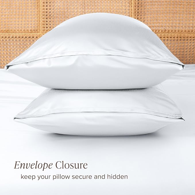Bare Home 100% Rayon Made from Bamboo Luxury Queen Size Set of 2 Cooling - Image 3