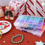 QUEFE 1900pcs, 48 Colors, Pony Beads Bracelet Making Kit, Rainbow Kandi Beads - Image 5