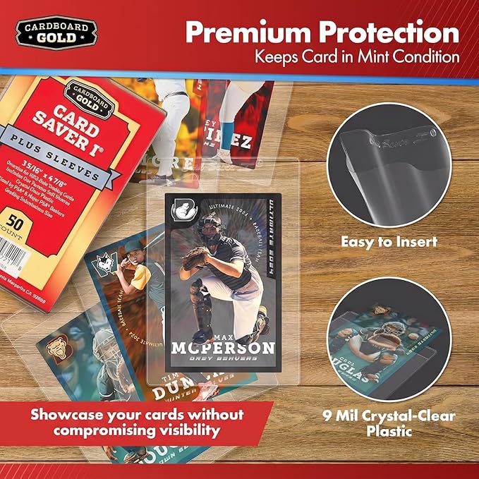 Cardboard Gold Card Saver 1 w/Sleeves - Image 3