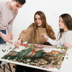 Garden Retreat Puzzles for Adults 1000 Pieces, Challenging Jigsaw Puzzles for - Image 7