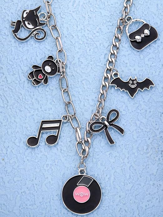 Silver-Tone Enamel Charms Set for DIY Jewelry Making - Image 5