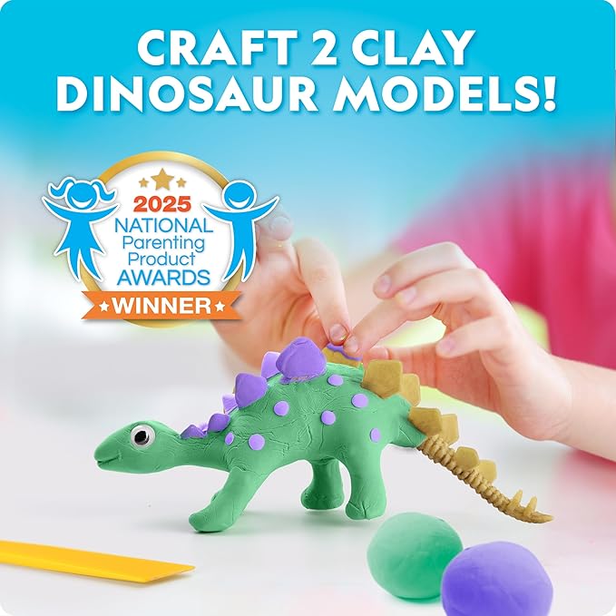National Geographic Giant Dinosaur Egg Activity Kit – 15+ Dino Crafts, Painting - Image 2