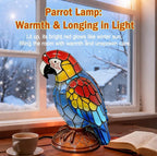 Eastyle Colorful Parrot Lamp, Resin Bird Decor Light - Image 9