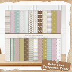 24 Sheets Scrapbook Paper, 12x12in Double-Sided Bohemian Patterned Craft Paper - Image 6